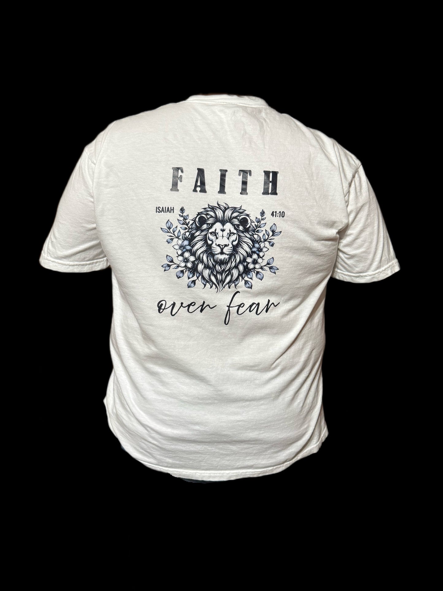 Faith Over Fear – Isaiah 41:10 Lion Tee - Unisex