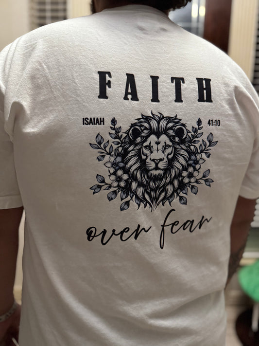 Faith Over Fear – Isaiah 41:10 Lion Tee - Unisex