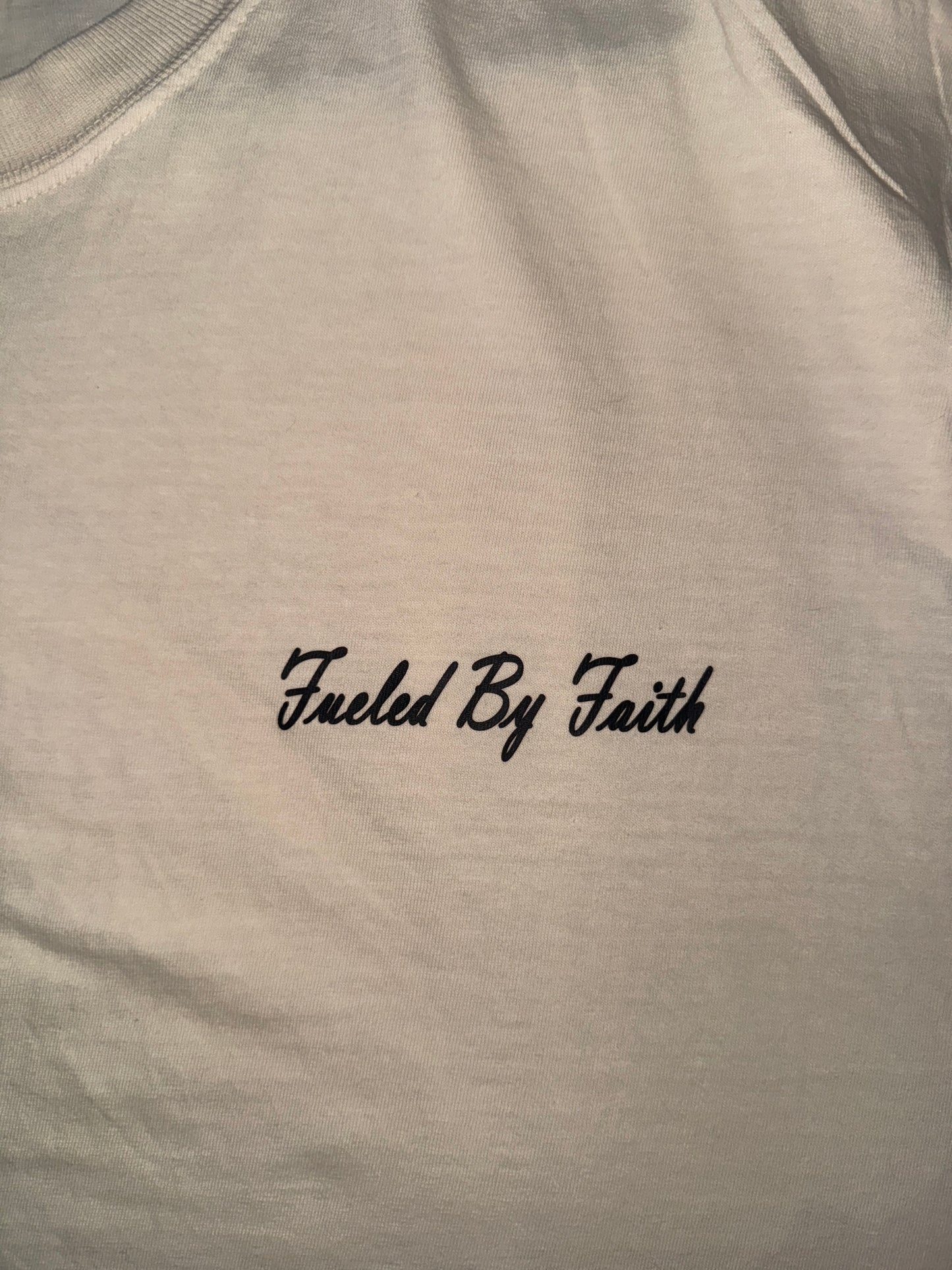 Fueled By Faith - Hebrews 12:1 -  Men's T-shirt